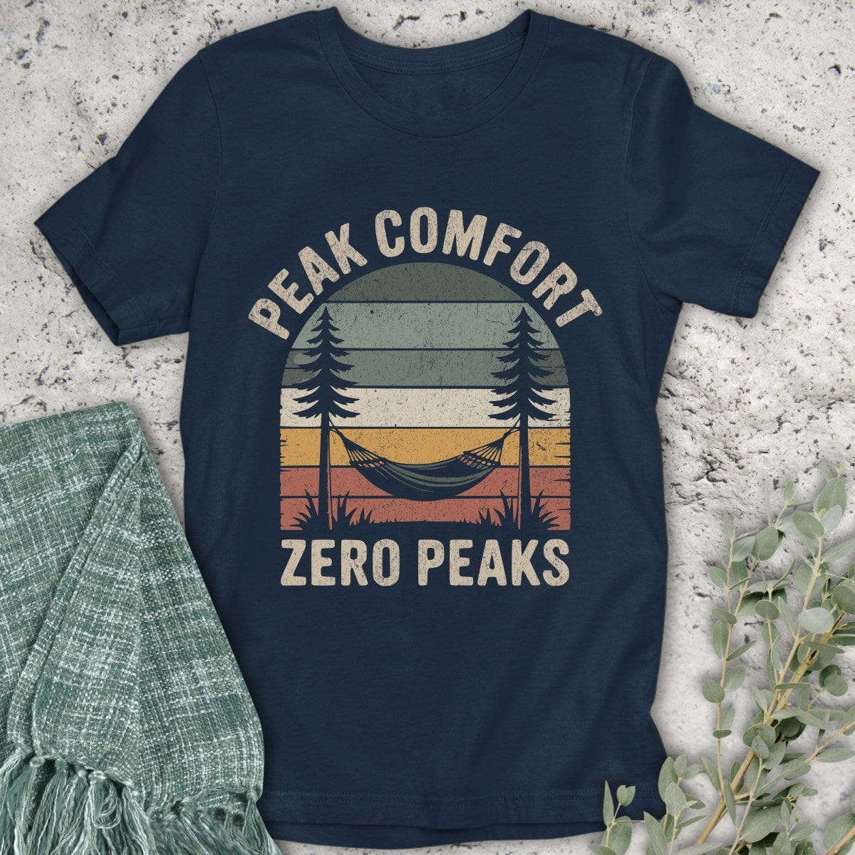 Stepping Green T-Shirt Zero Peaks Rainbow T-Shirt