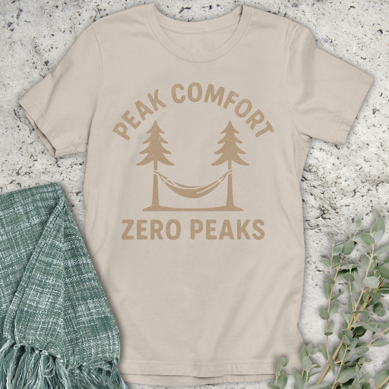 Stepping Green T-Shirt Zero Peaks T-Shirt