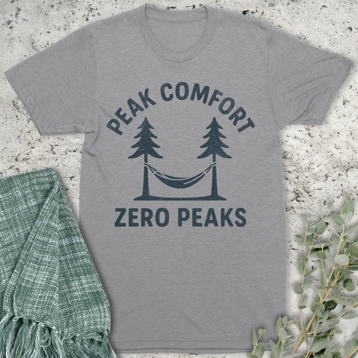 Stepping Green T-Shirt Zero Peaks T-Shirt
