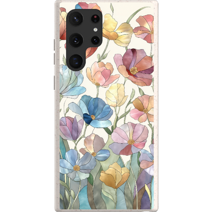 Stained Glass Flowers Bio Case