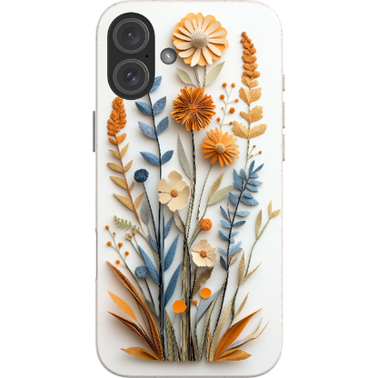 Paper Cut Boho Wildflowers Bio Case