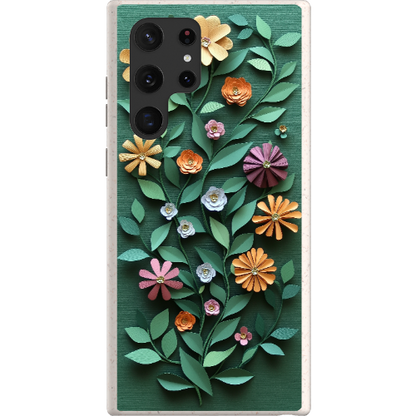 Paper Cut Colorful Floral Bio Case