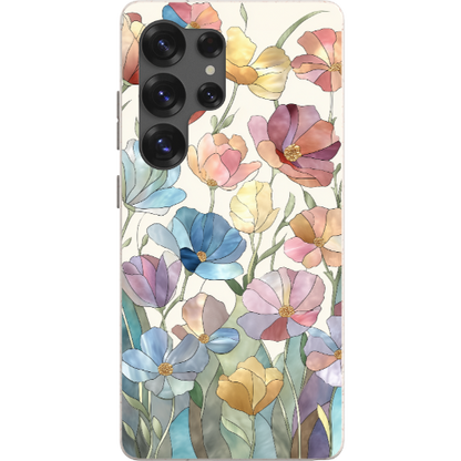 Stained Glass Flowers Bio Case