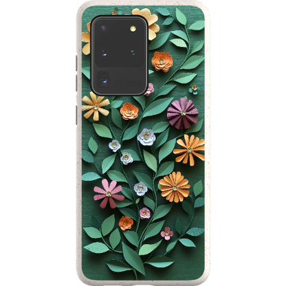 Paper Cut Colorful Floral Bio Case