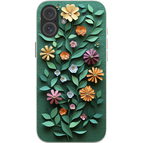Paper Cut Colorful Floral Bio Case