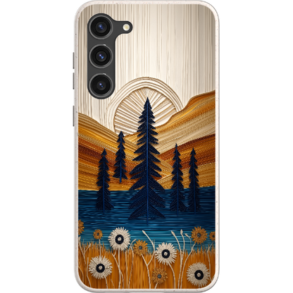 Folded Paper Mountain Bio Case