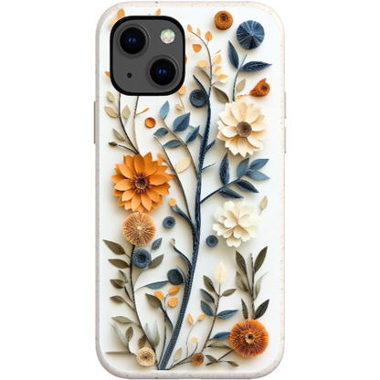 Paper Cut Boho Floral Bio Case