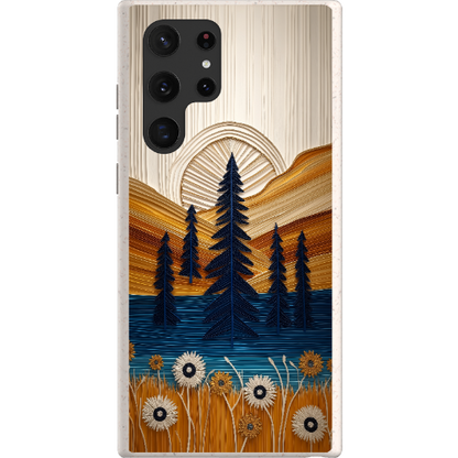 Folded Paper Mountain Bio Case
