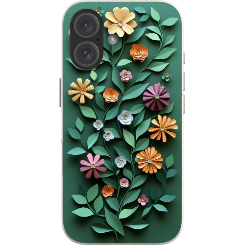 Paper Cut Colorful Floral Bio Case