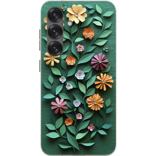 Paper Cut Colorful Floral Bio Case