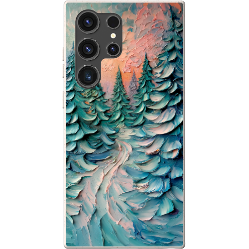 Impasto Winter Forest Bio Case