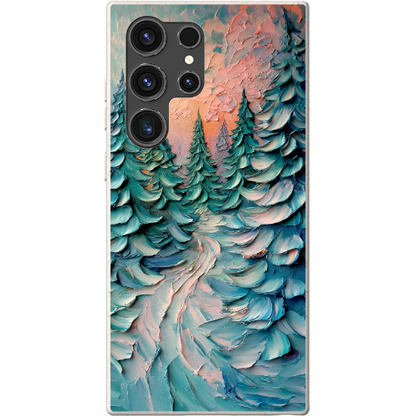 Impasto Winter Forest Bio Case