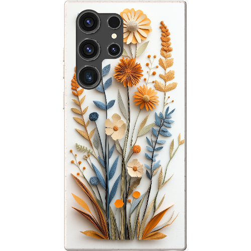 Paper Cut Boho Wildflowers Bio Case