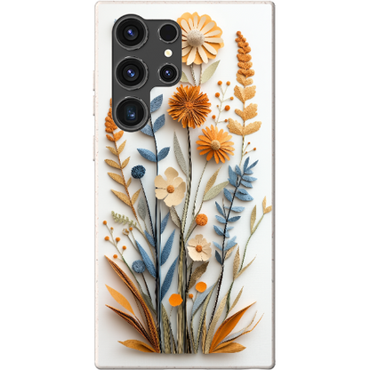 Paper Cut Boho Wildflowers Bio Case