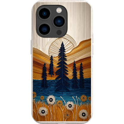 Folded Paper Mountain Bio Case