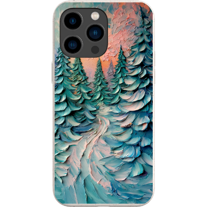 Impasto Winter Forest Bio Case