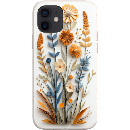 Paper Cut Boho Wildflowers Bio Case