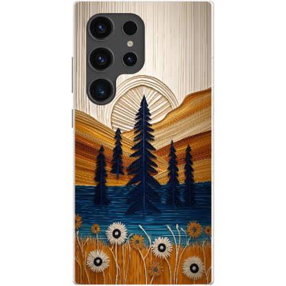 Folded Paper Mountain Bio Case