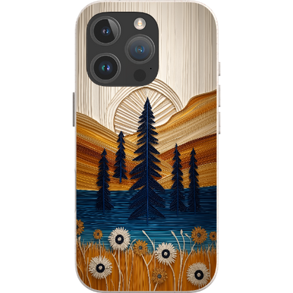 Folded Paper Mountain Bio Case