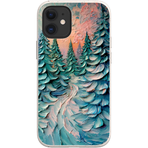 Impasto Winter Forest Bio Case