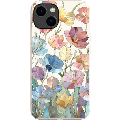 Stained Glass Flowers Bio Case