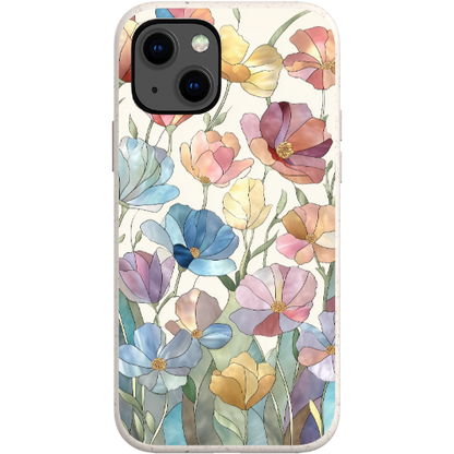Stained Glass Flowers Bio Case