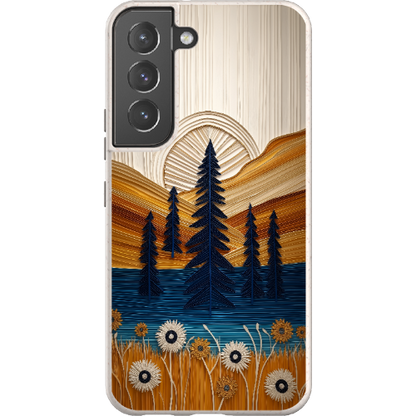 Folded Paper Mountain Bio Case