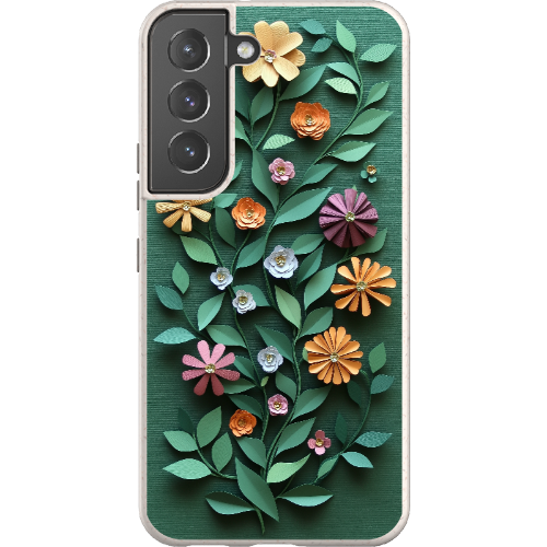 Paper Cut Colorful Floral Bio Case