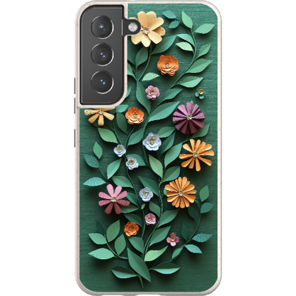 Paper Cut Colorful Floral Bio Case