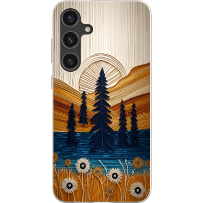 Folded Paper Mountain Bio Case
