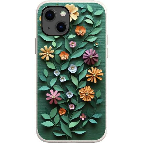 Paper Cut Colorful Floral Bio Case