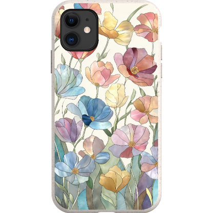 Stained Glass Flowers Bio Case