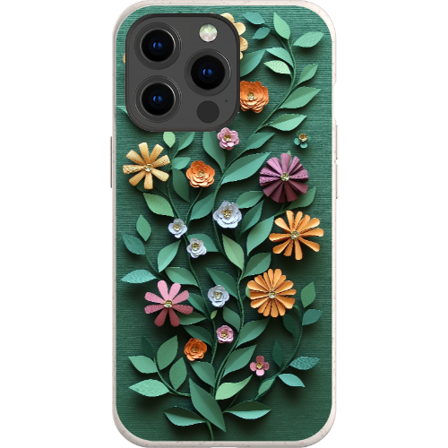Paper Cut Colorful Floral Bio Case