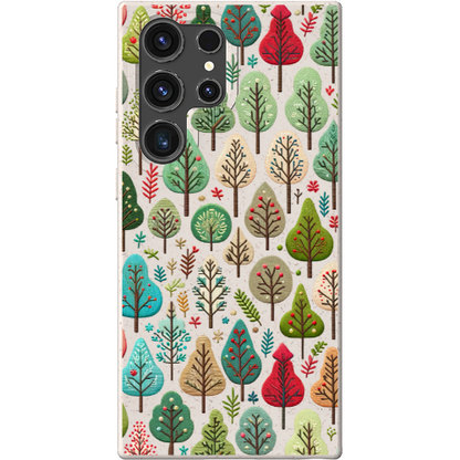 Small Festive Trees Bio Case