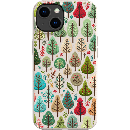 Small Festive Trees Bio Case