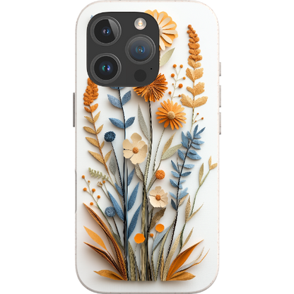 Paper Cut Boho Wildflowers Bio Case