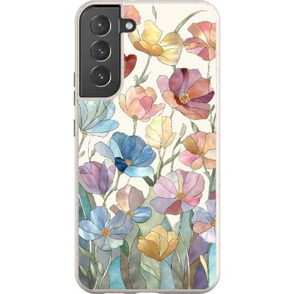 Stained Glass Flowers Bio Case