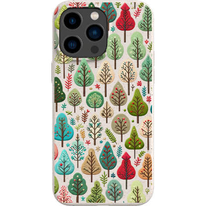 Small Festive Trees Bio Case
