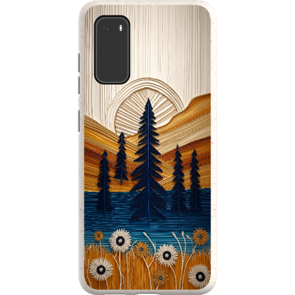 Folded Paper Mountain Bio Case