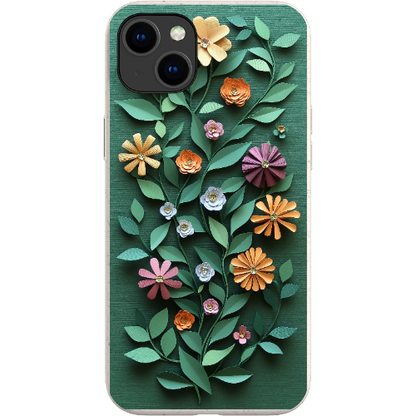 Paper Cut Colorful Floral Bio Case