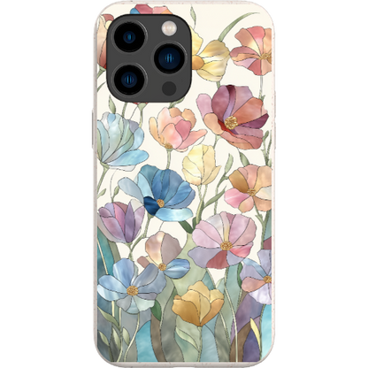 Stained Glass Flowers Bio Case