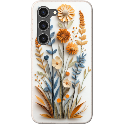 Paper Cut Boho Wildflowers Bio Case