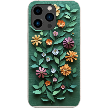 Paper Cut Colorful Floral Bio Case