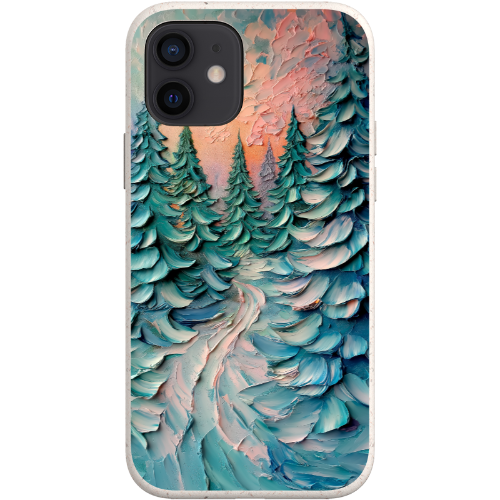 Impasto Winter Forest Bio Case