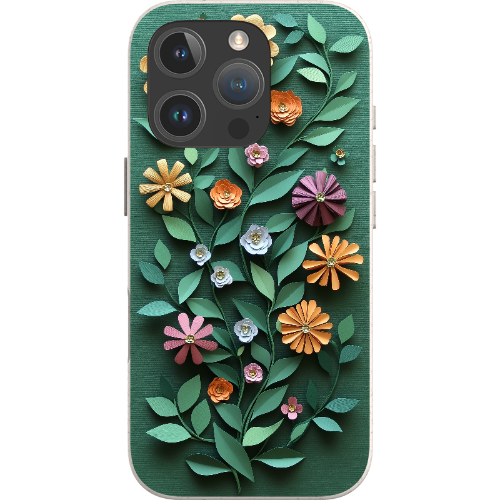Paper Cut Colorful Floral Bio Case