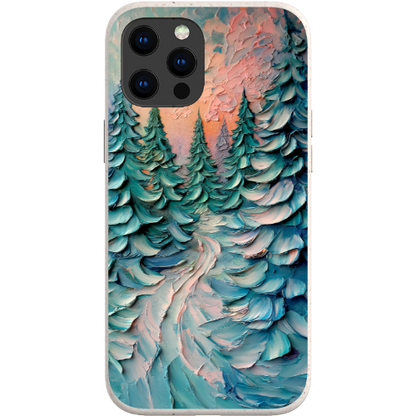 Impasto Winter Forest Bio Case