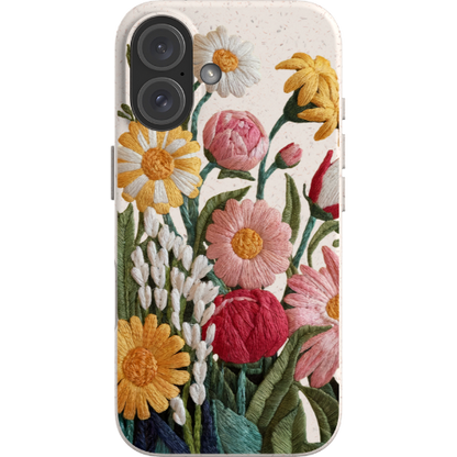 Floral Embroidered 2 Look Bio Case