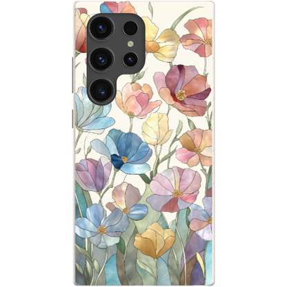 Stained Glass Flowers Bio Case