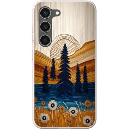 Folded Paper Mountain Bio Case