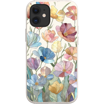 Stained Glass Flowers Bio Case
